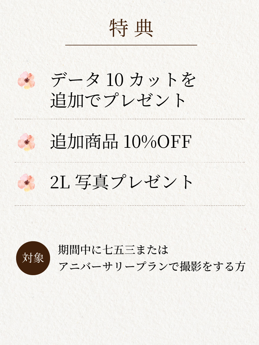 誕生日フォトキャンペーン